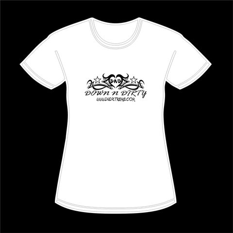 DND Girls crazy heart design white - DND XTREME
