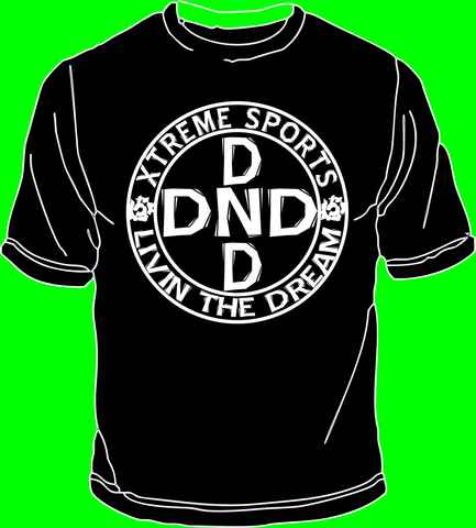 DND Guys Circle design T shirt black - DND XTREME
 - 1