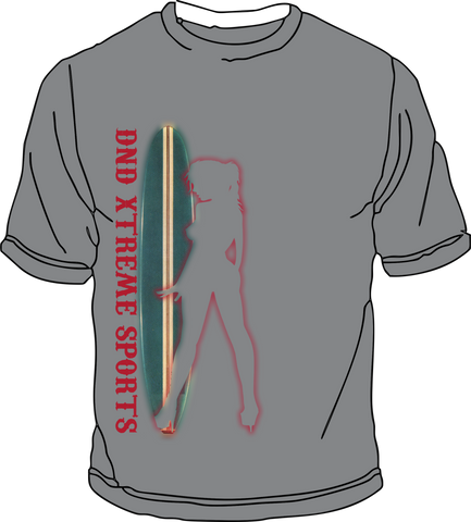 Surfer Chick with Board - DND XTREME
 - 1