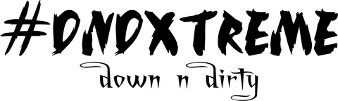 Down N Dirty sticker hashtag - DND XTREME
